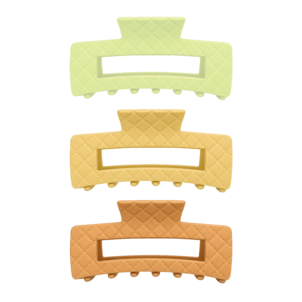 Quilted Claw Clip