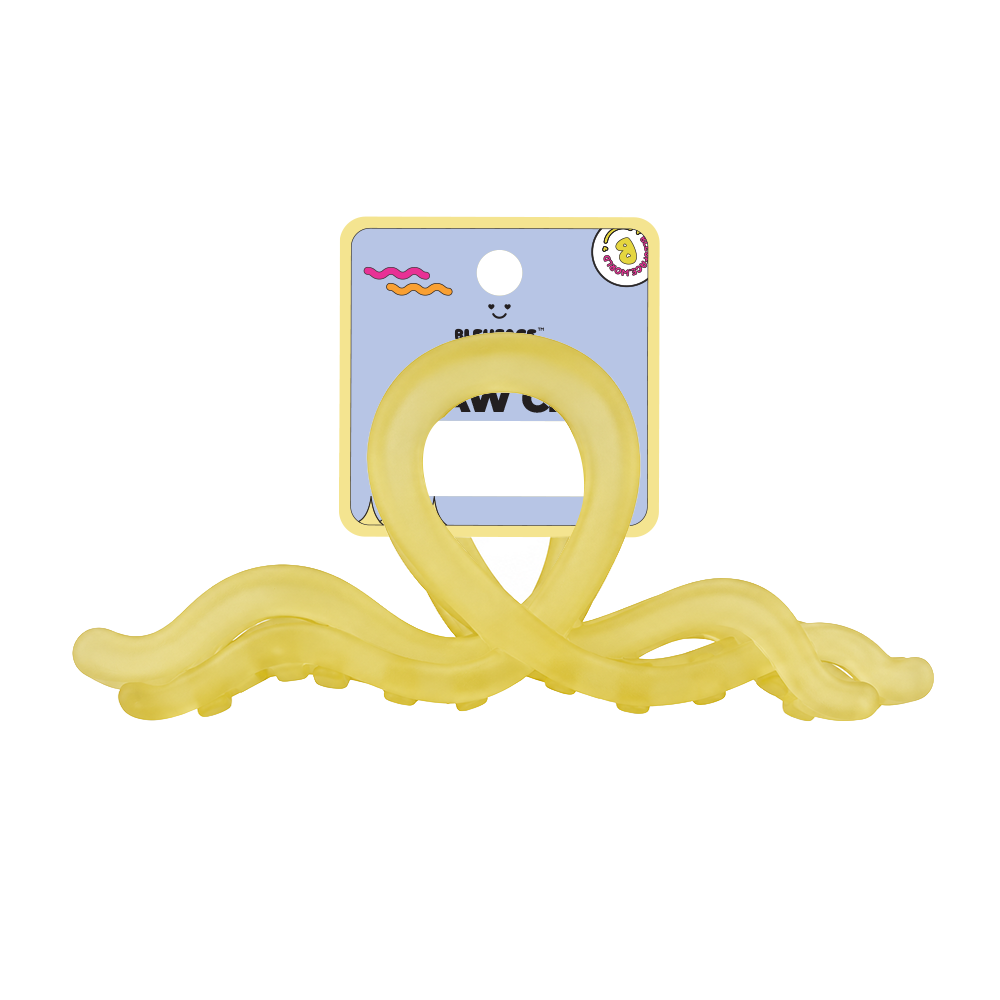 Frosted Pretzel Hair Clip
