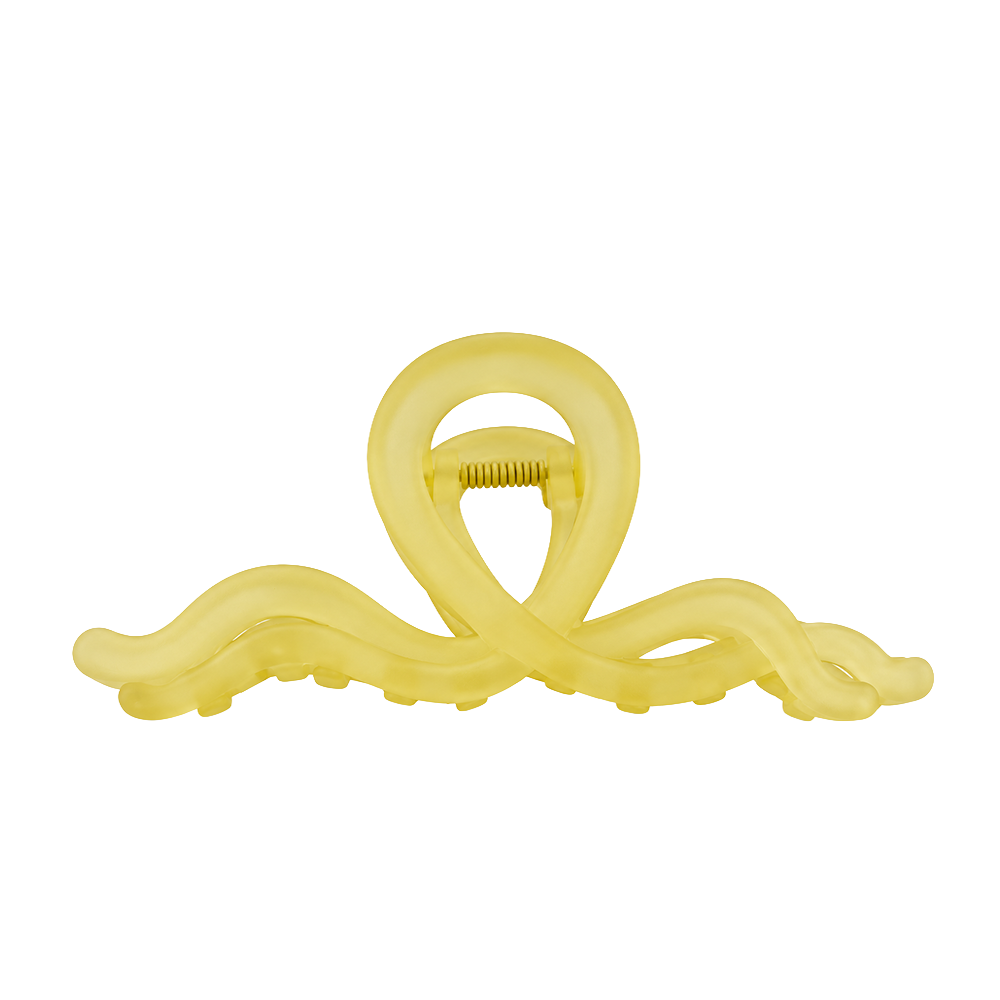 Frosted Pretzel Hair Clip