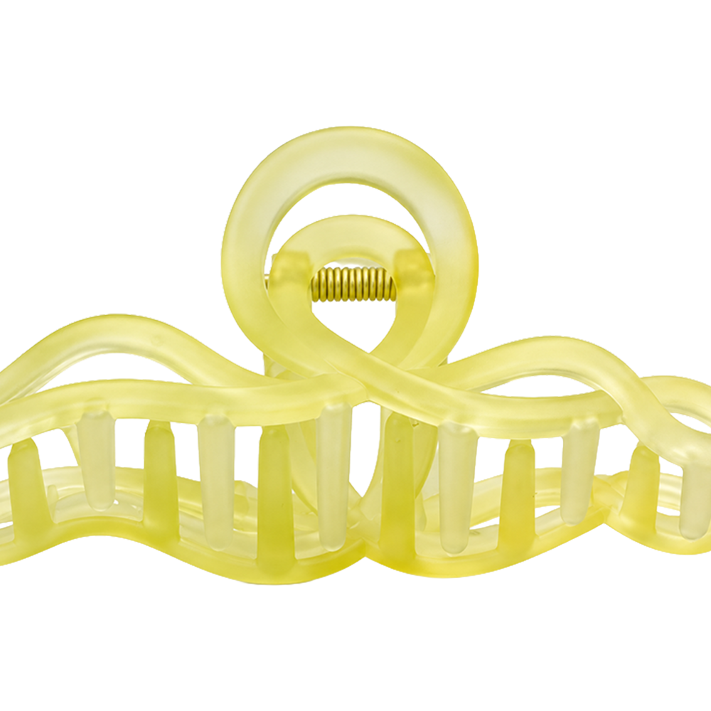 Frosted Pretzel Hair Clip